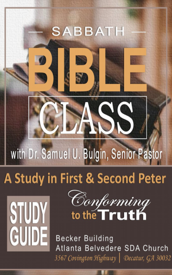 Sabbath Bible Class - Study Guide - 1st Peter
