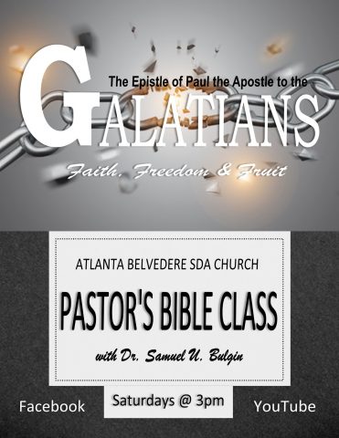 Sabbath Bible Class - Galations